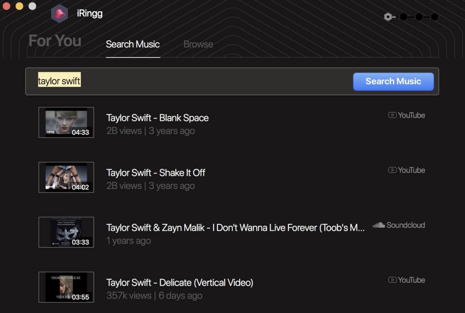 iRingg for mac(iPhone铃声制作工具)