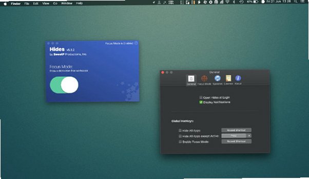 Hides Mac版 Mac菜单栏应用隐藏专注工具截图3